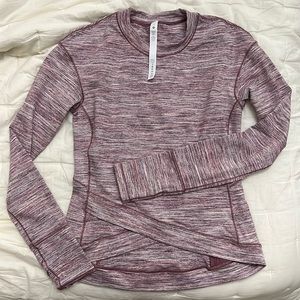 Lululemon close to crossing long sleeve shirt. Excellent condition